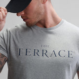Originale Fervor T-shirt Grey Melange Model Front