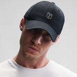 Twill Cap Black Model Front