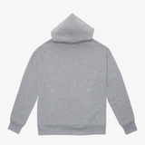 Rixa Sweat Hoodie Grey Melange Flat Lay Back