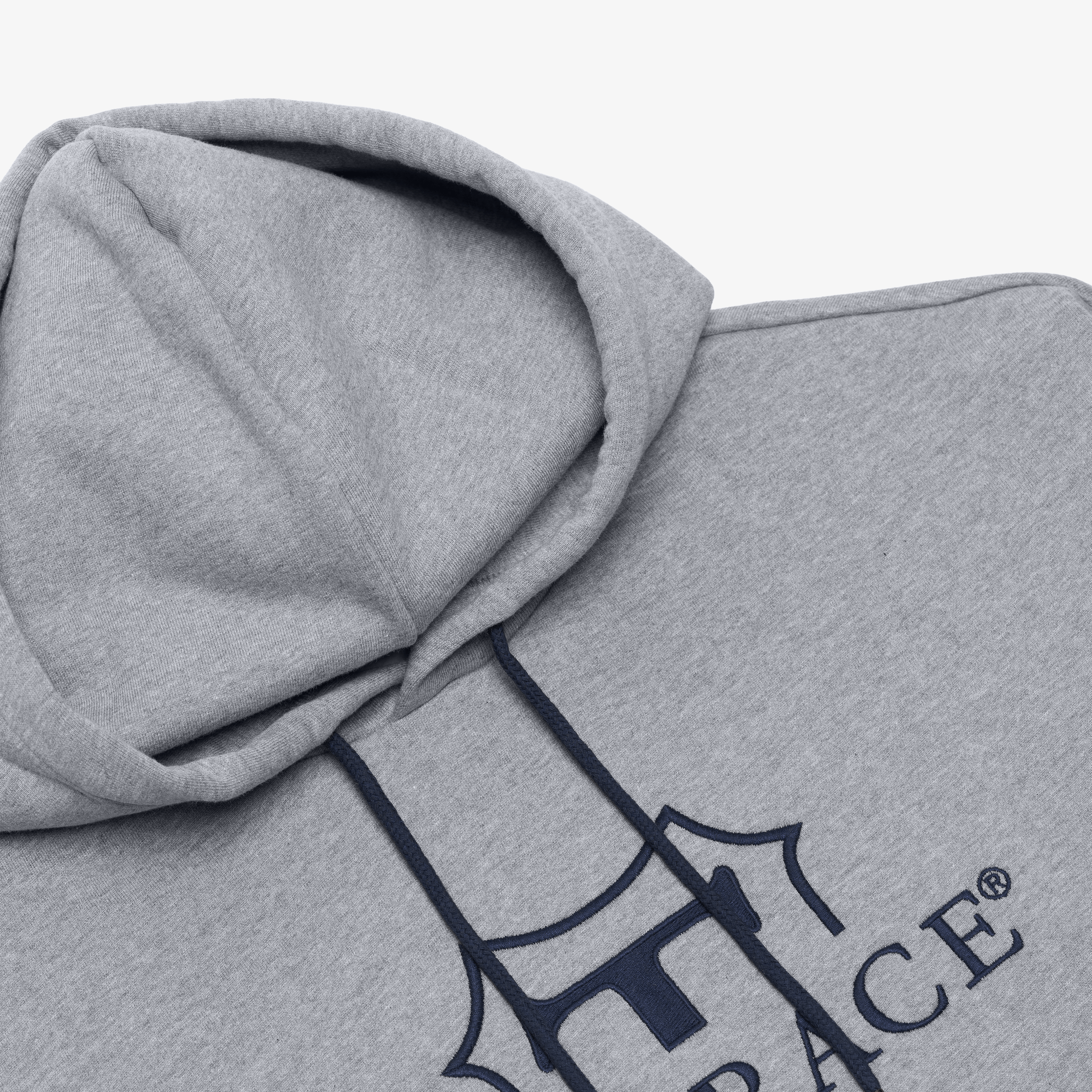 Rixa Sweat Hoodie Grey Melange Flat Lay Above