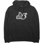 Peaceful Hooligan Hoodie Outline Black